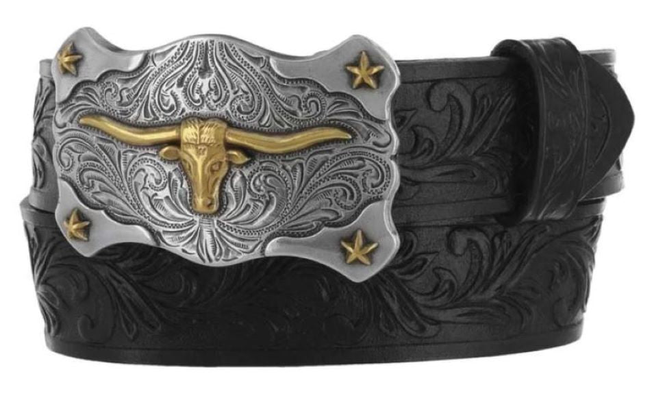 Leegin Black Little Texas Kids' Western Belt C60113