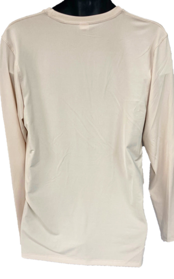 Light Tan UPF 50 Plus Sun Protection Unisex Longsleeve Shirt 222-LTTAN