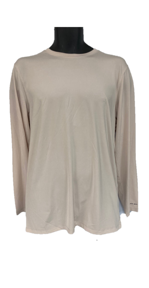 Light Tan UPF 50 plus Sun Protection Unisex Longsleeve Shirt 222-LTTAN