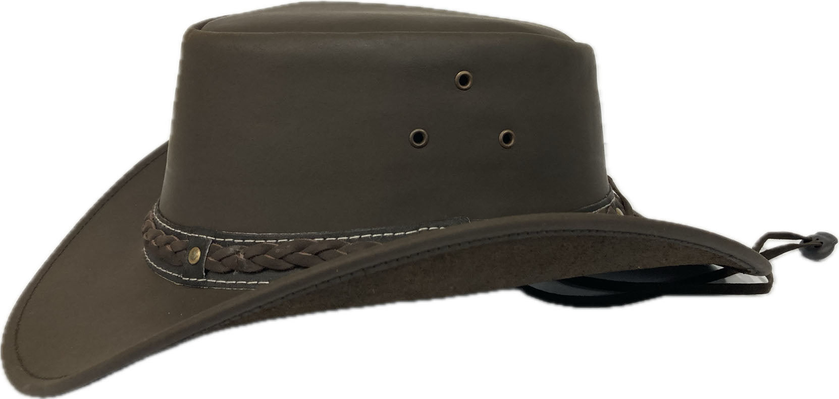 London Milan By Lebo's Brown Leather Western Hat LM-BR98