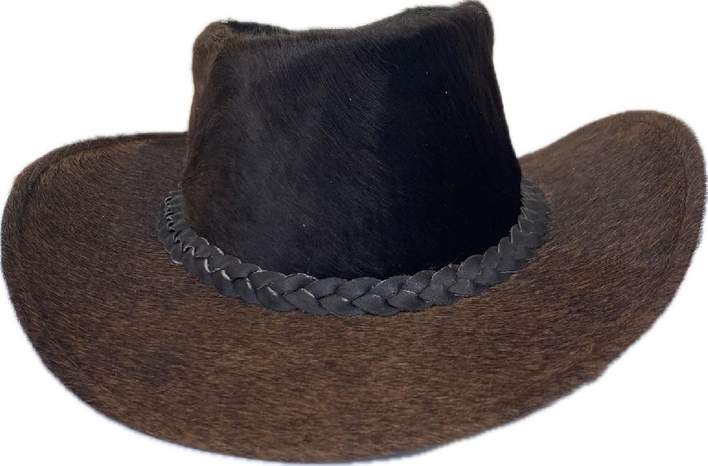 London Milan by Lebo's Cowhide Men's Hat with Braided Hatband LM-CHF5016