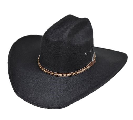 Lone Star Hats Black Unisex Kimble Hat 19WLLB