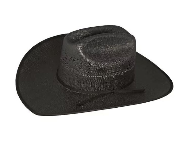 Lonestar Hats Black Menard Straw Hat 28BLACK