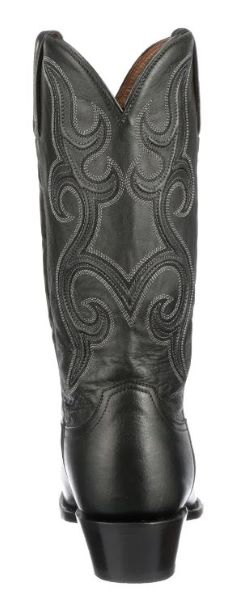 Lucchese Black Baker 12 Inch Cowhide R Toe Men's Boots M3430.R3-1001