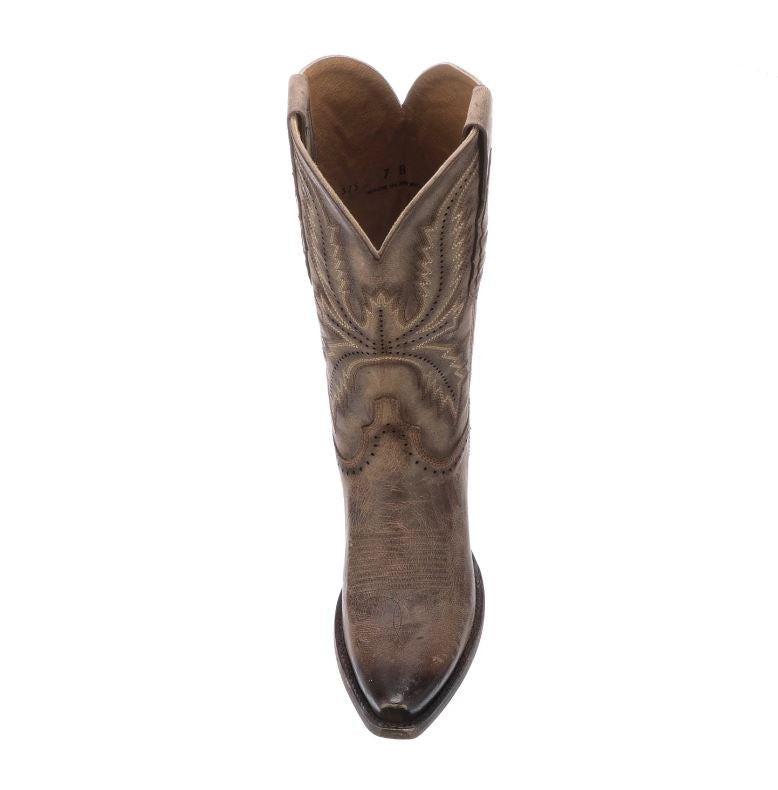Lucchese Brown Marcella Women's Cowhide Leather Western Boots M5067.S54-2009