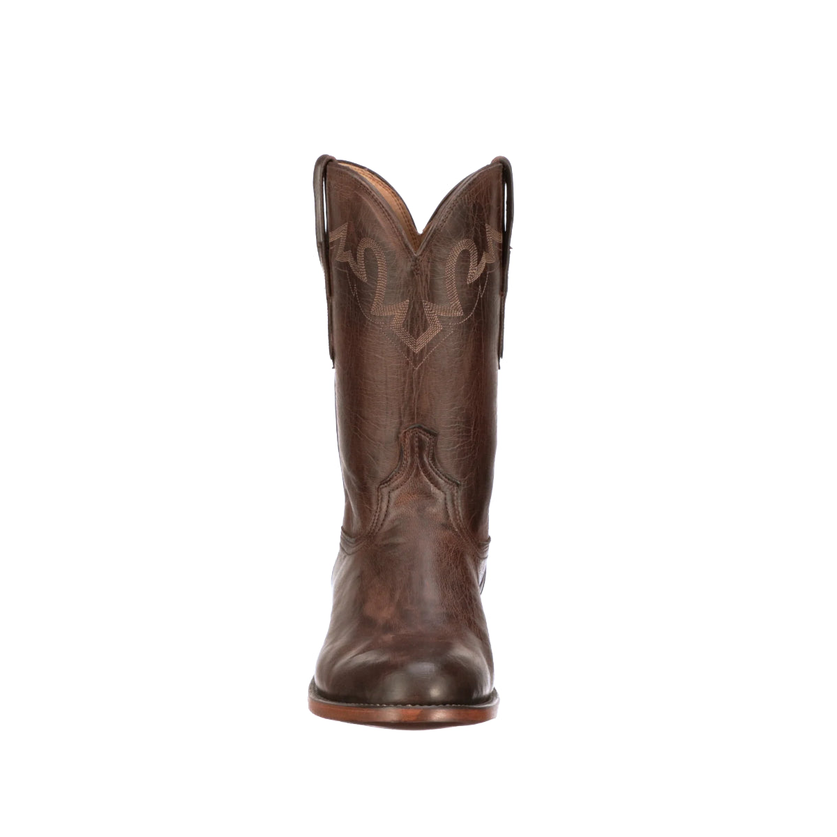 Lucchese Chocolate Sunset Roper Men's Mad Dog Goat Leather Western Boots CL6510.C2-2012