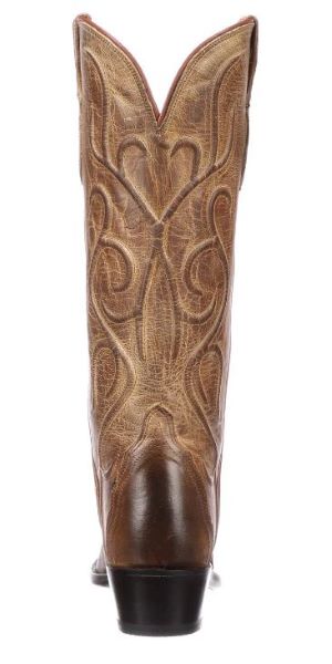 Lucchese Tan Burnished Patsy Women's 13 Inch Mad Dog Goat 7 Toe Triad Boots M5109.74-2352