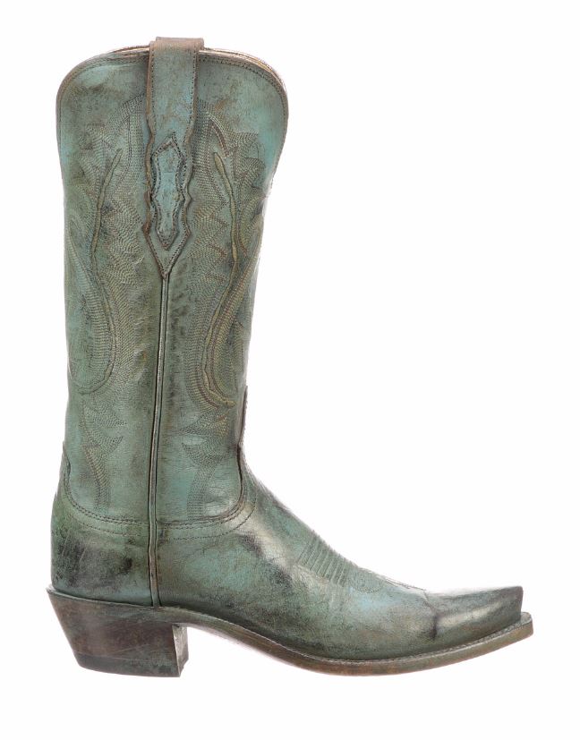 Lucchese Wynonna Mad Dog Goat Turquise Ladies Western Boot N4779.S54