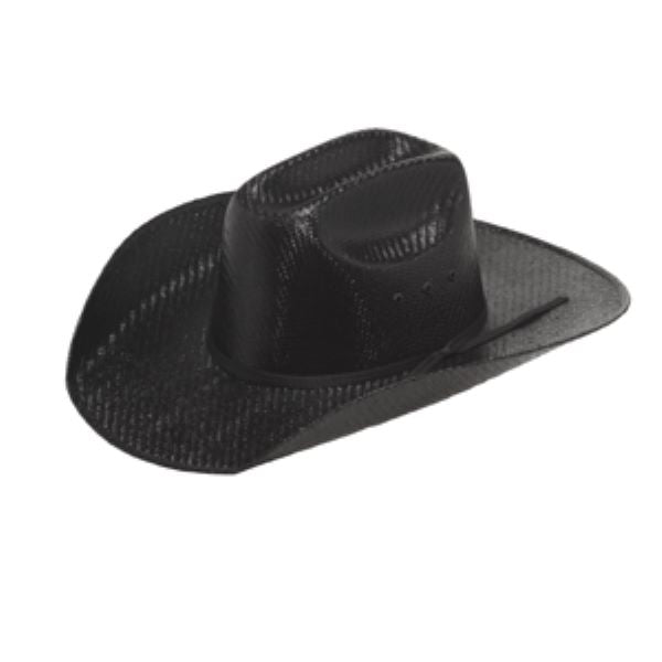 M and F Western Black Kids Western Hat T7130001