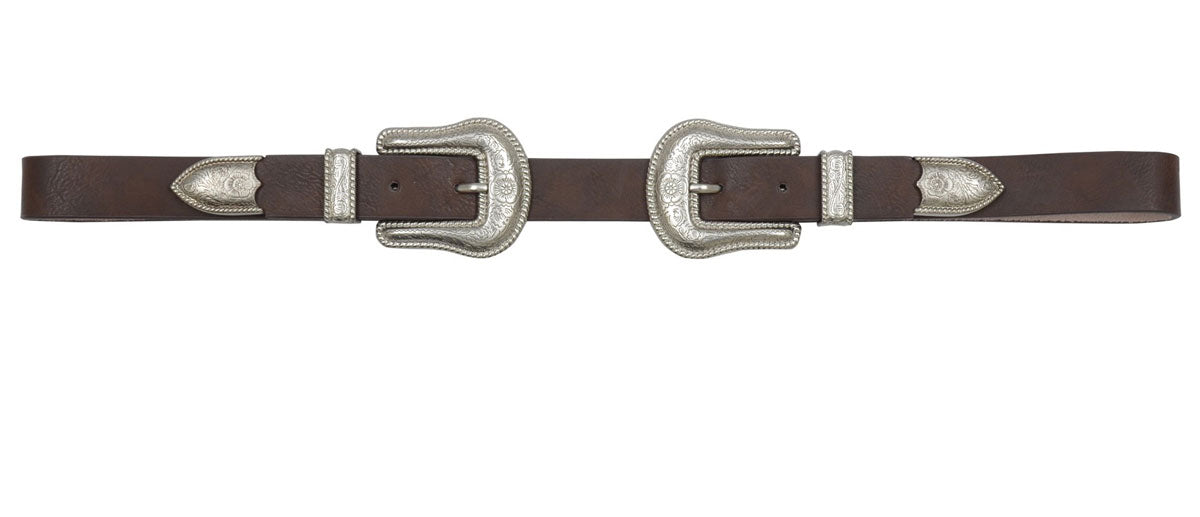 M&F Angel Ranch Double Buckle Ladies Belt DA6172