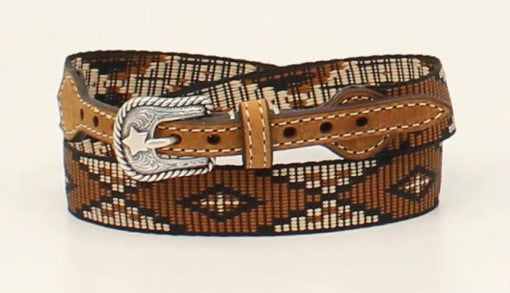 M&F Western Brown Diamond Twister Hatband 0275502