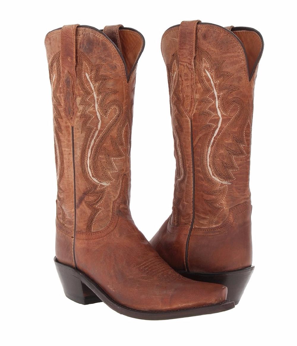 M4999.S54 Tan Mad Dog Cassidy Womens Lucchese Western Boots