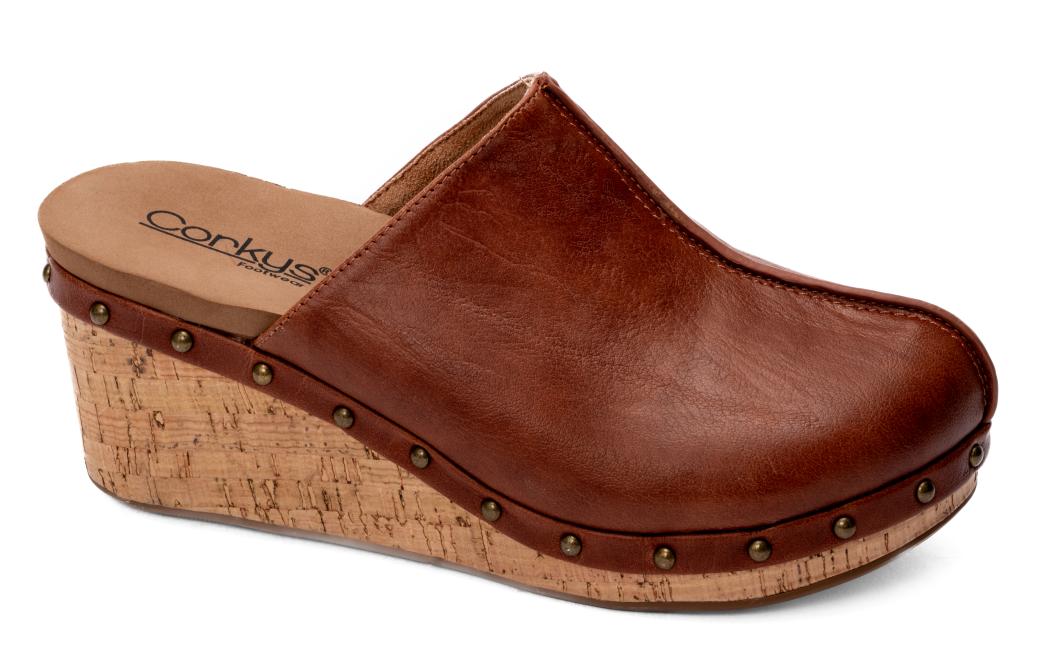 Marley Cognac Women's 2.5 inch Wedge Shoes MARLEY-COG