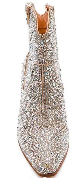 Matisse Clear Rhinestone Harlow Ankle Bootie HARLOW-CLEAR