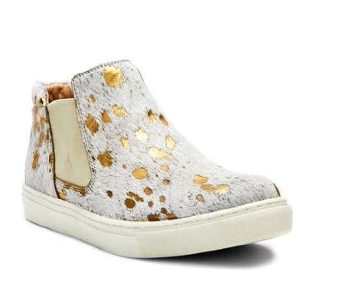 Matisse Gold Spot Calf Hair Harlan Womens Slip On Sneakers HARLAN-CHGSP