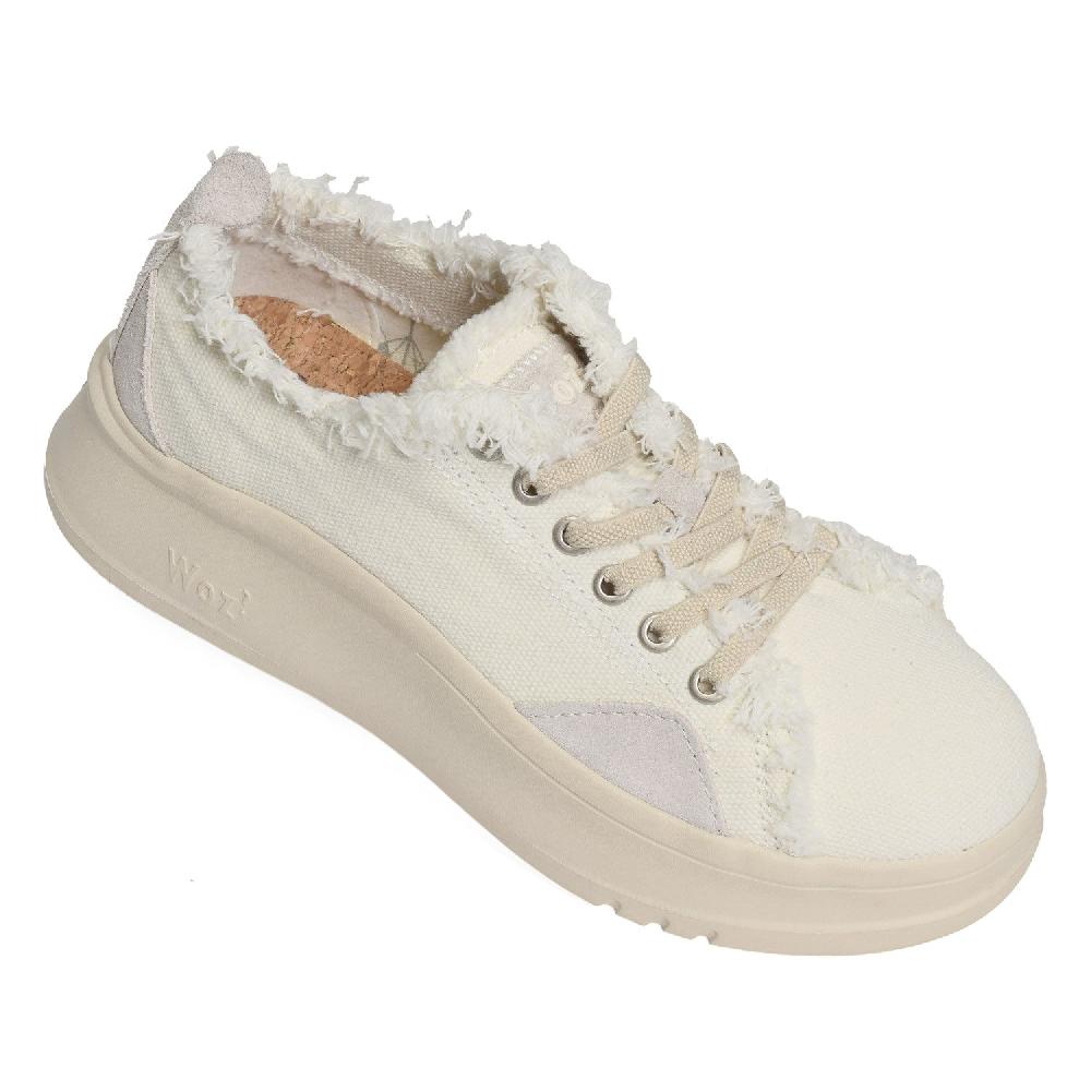 Megan Ivory Lofty Women's Canvas Platform Sneakers MEGAN-LOFTT-IVO