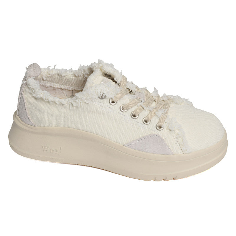 Megan Ivory Lofty Women's Canvas Platform Sneakers MEGAN-LOFTT-IVO