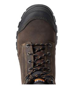 Men's Ariat Dark Brown Treadfast 6 Inch Waterproof Steel Toe Work Boot 10034673