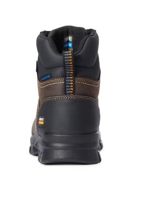 Men's Ariat Dark Brown Treadfast 6 Inch Waterproof Steel Toe Work Boot 10034673