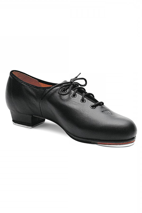 Men's Black Jazz Tap Shoe Lace Up Style Leather Sizes 6 to 13