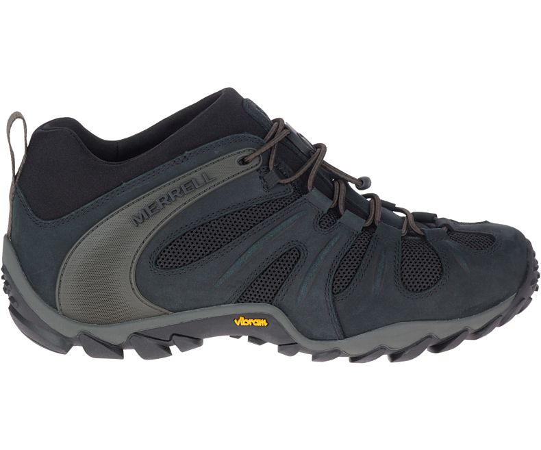 Merrell Black Chameleon 8 Stretch Mens Hiking Boots J033091