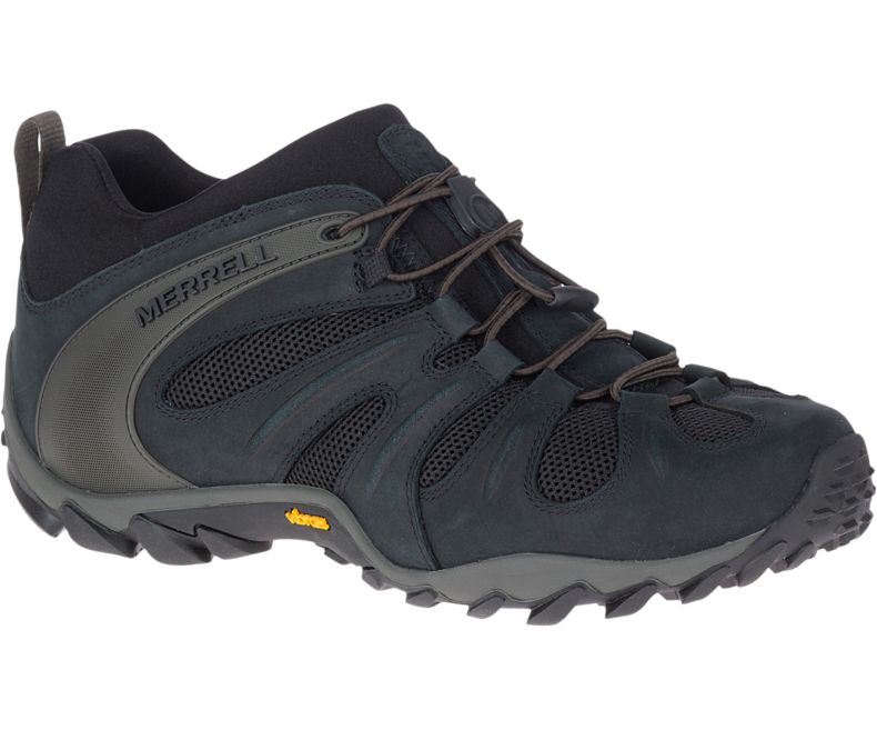 Merrell Black Chameleon 8 Stretch Mens Hiking Boots J033091