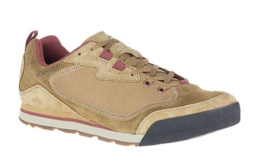 Merrell Butternut Burnt Rock Travel Suede Mens Shoes J002119