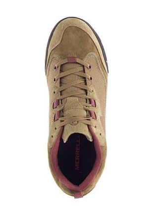 Merrell Butternut Burnt Rock Travel Suede Mens Shoes J002119