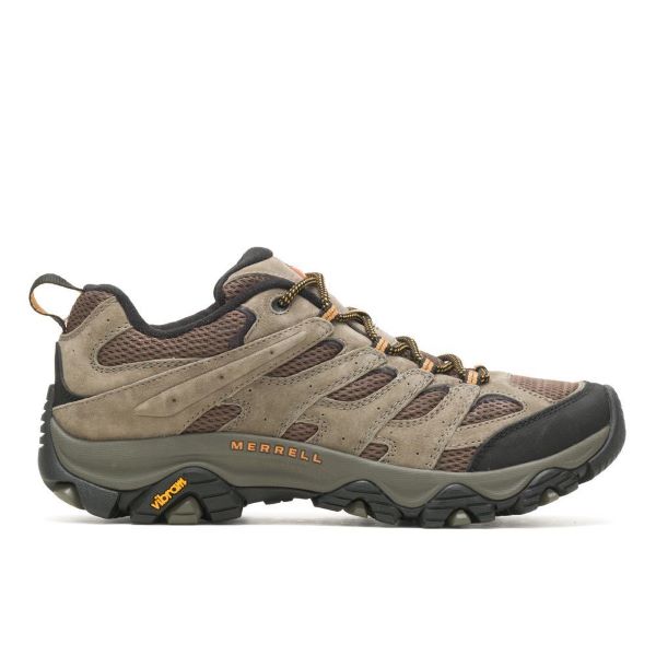 Merrell Walnut Moab 3 Mens Hiking Shoes in Medium and Wide Width J035893