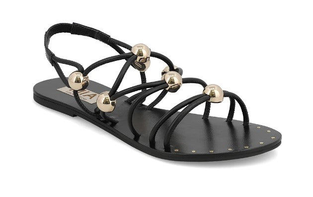 Mia Black Nappa Teagen Womens Strapy Sandals ML2415306