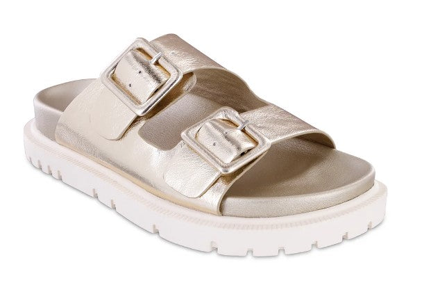 Mia Gold Metalli GEN Women's Slide Sandals GS1488501