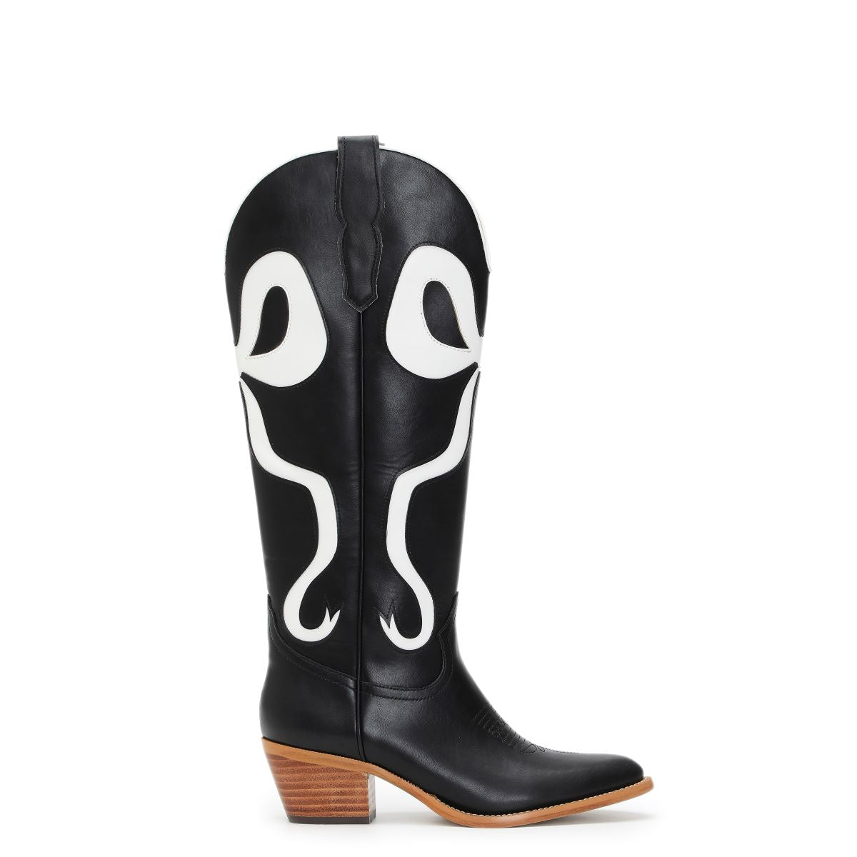 MIIM Black/White Ruby Women's Western Boots RUBY-BLKWHT