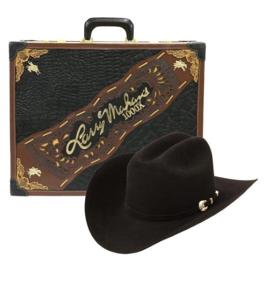 Milano Hats Black Larry Mahan 1000X Imperial Felt Hat MF1M65IMPE-BLK