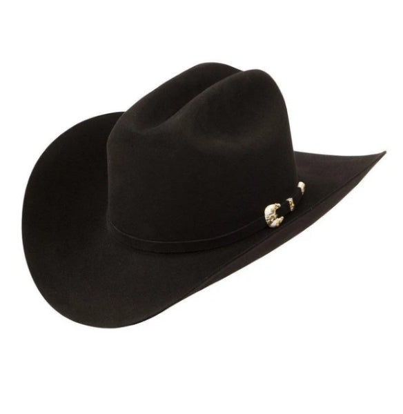 Milano Hats Black Larry Mahan 1000X Imperial Felt Hat MF1M65IMPE-BLK