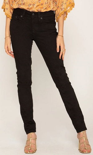 Miss Me Black Living In Paradise WOmens Skinny Jeans M3439S