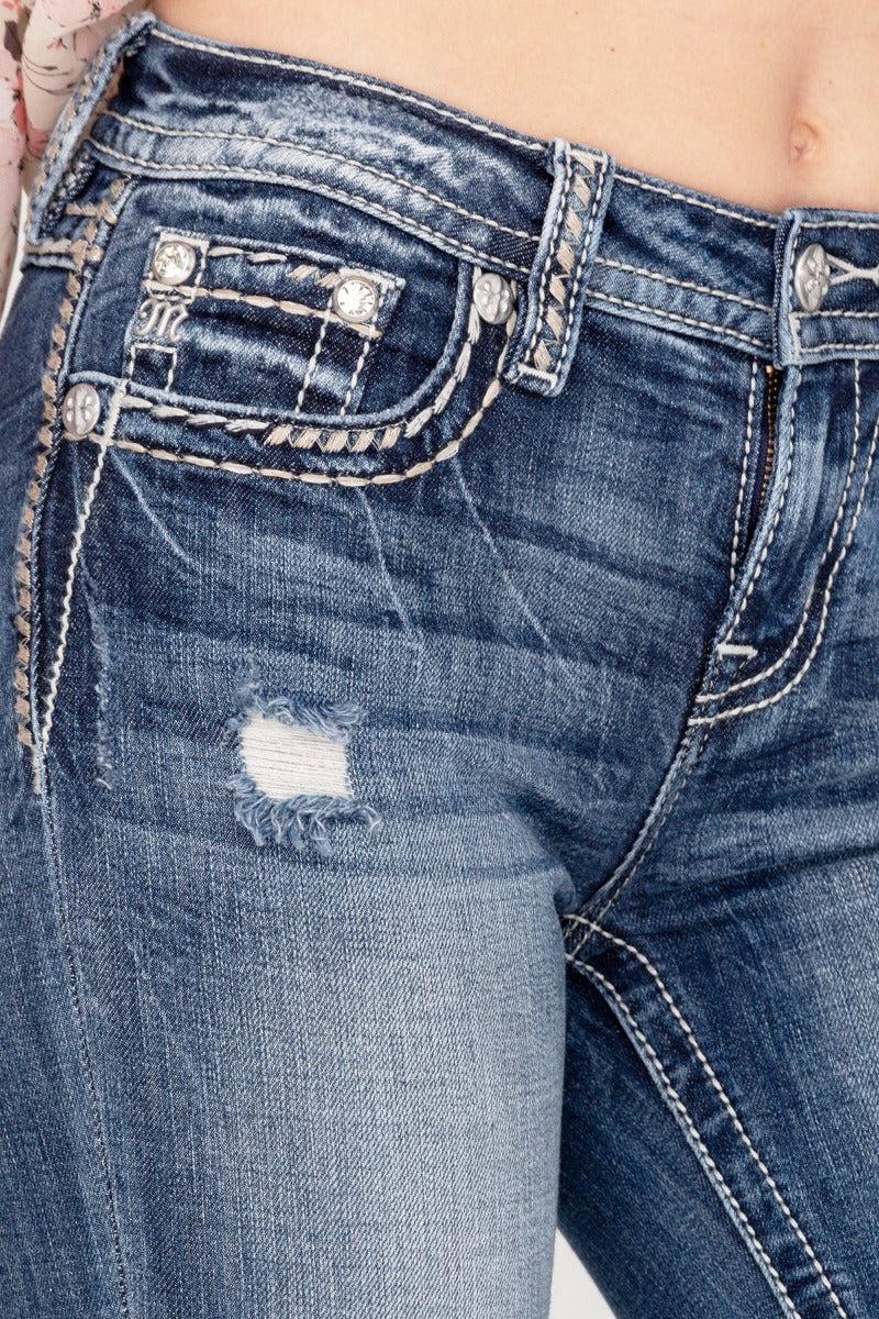 Miss Me Chained Love Boot Cut Womens Jeans M5014B338