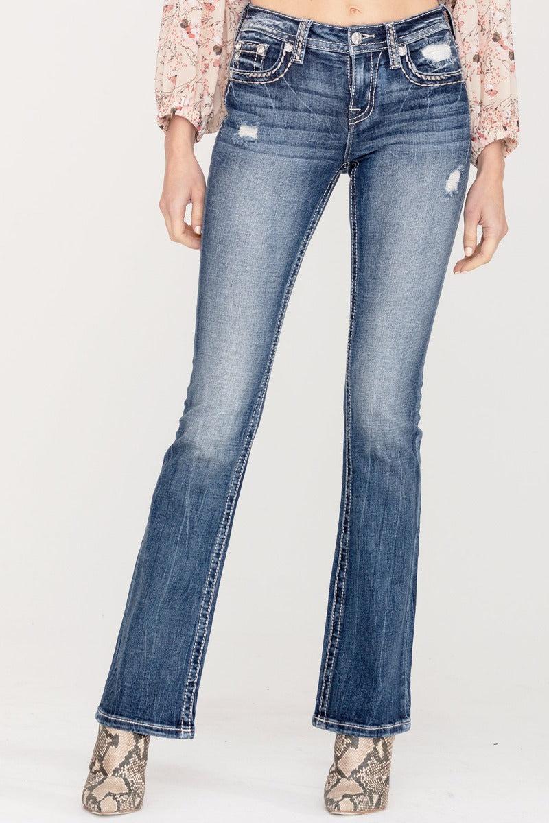 Miss Me Chained Love Boot Cut Womens Jeans M5014B338