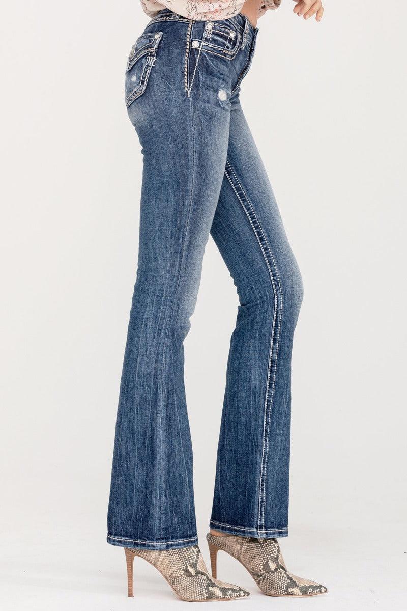 Miss Me Chained Love Boot Cut Womens Jeans M5014B338