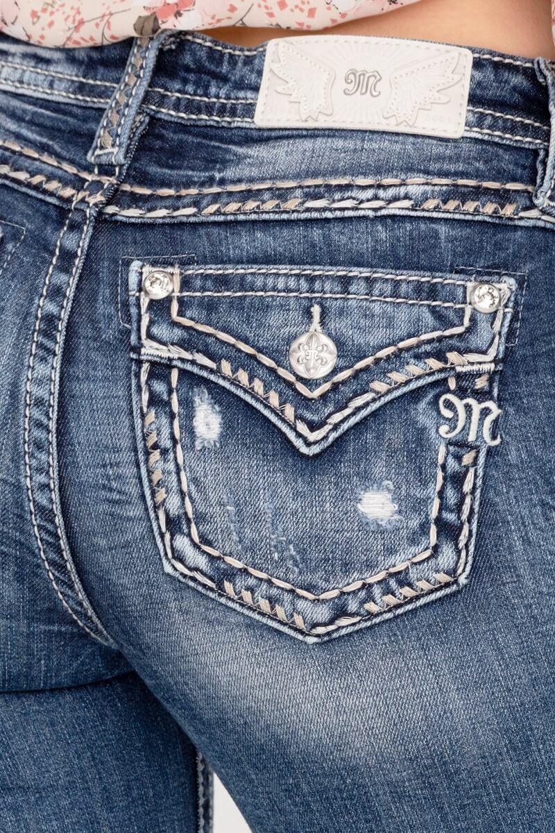 Miss Me Chained Love Boot Cut Womens Jeans M5014B338