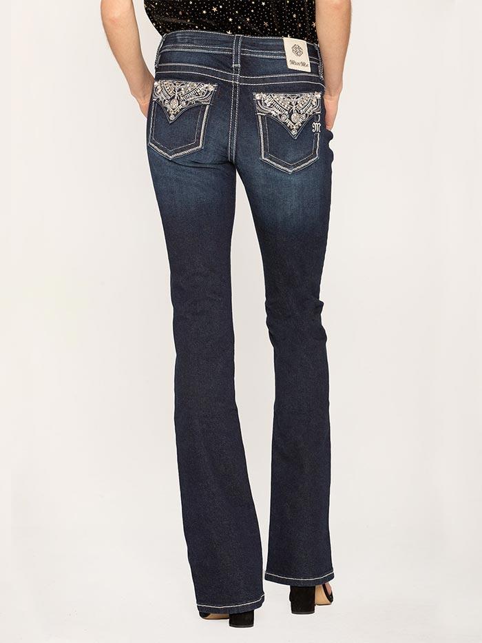 Miss Me Chole Embellished Live Bright Bootcut Womens Jeans M3493B