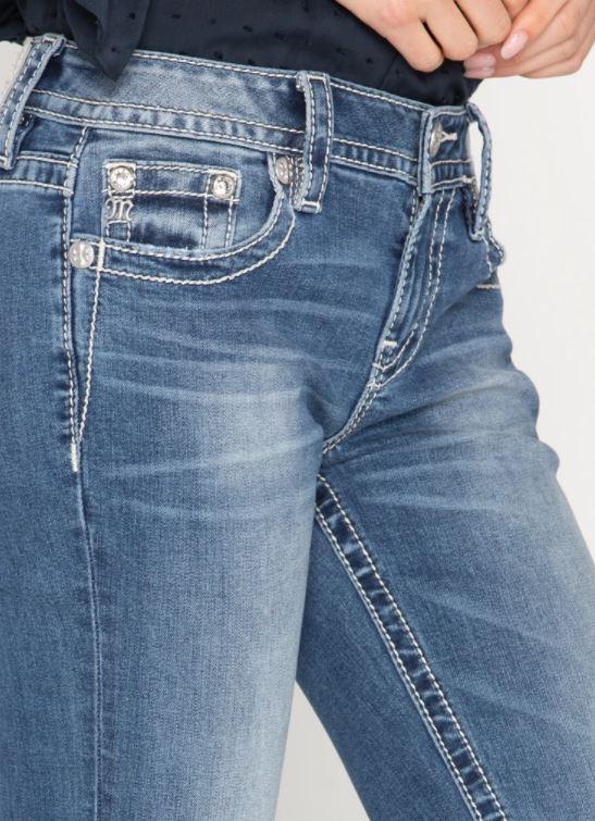 Miss Me Floral Passion Slim Bootcut Jeans M3524SB