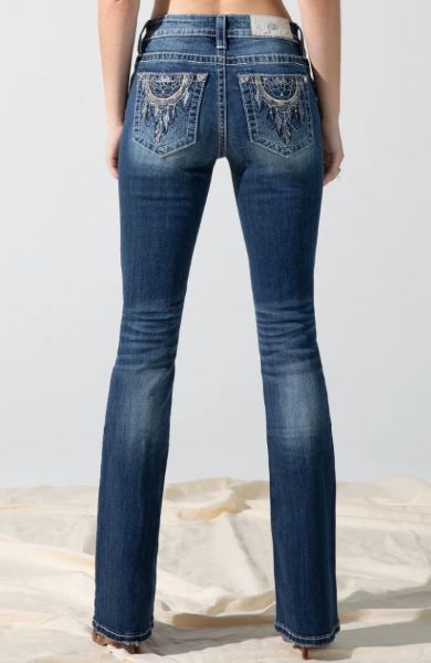Miss Me Medium Wash Dreamy Catcher Bootcut Women's Jeans M3900B