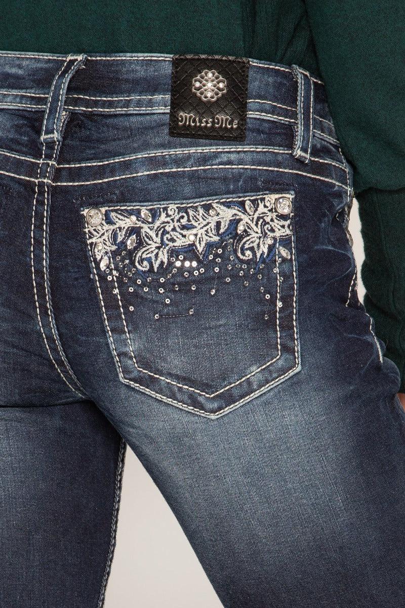 Miss Me Rock Your World Womens Straight Jeans M3495T