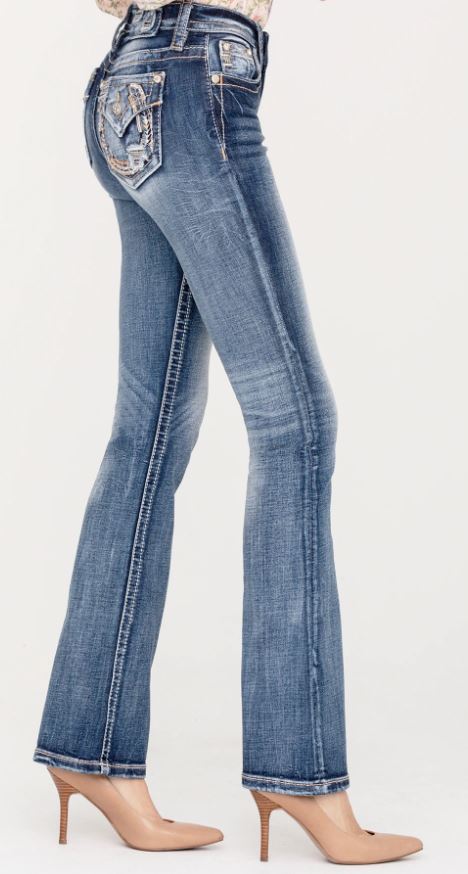 Miss Me Shape Of You Womens BootCut Jeans M3735B