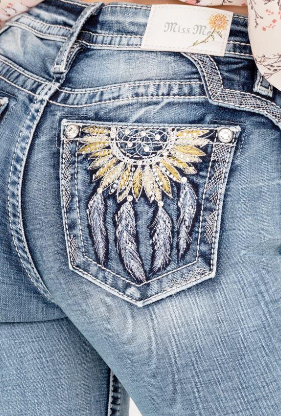 Miss Me Sunshine Dreams Womens BootCut Jeans M3730B
