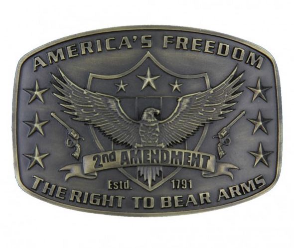 Montana Silversmith 2nd Amendment Heritage Attitude Buckle A272