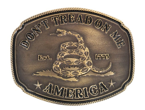 Montana Silversmith American Gadsden Don't Tread On Me Heritage Attitude Buckle A515C