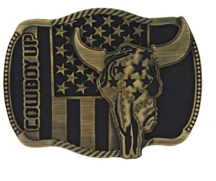 Montana Silversmith Attitude Cowboy Up Heritage Buckle A713C