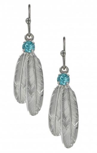 Montana Silversmith Gift Of Freedom Feather Earrings ER3712LTQ