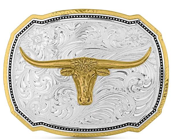 Montana Silversmith Longhorn Steer Buckle 30518-767